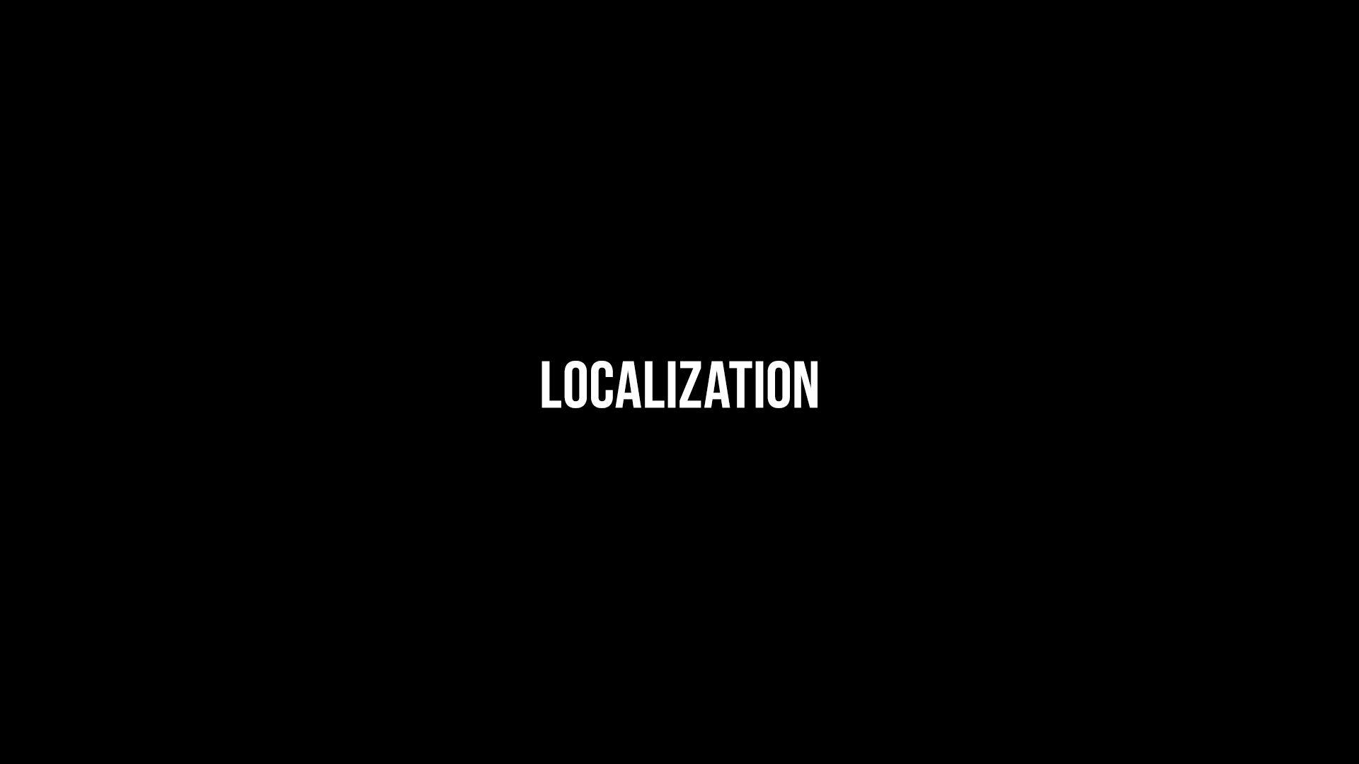 LOCALIZATION